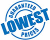 Lowest price guaranteed