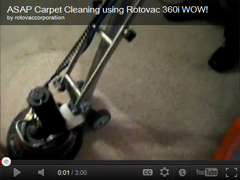 ASAP CARPET CLEANING PART #1 ,ROTOVAC 360