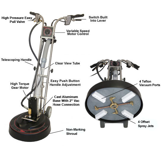 Rotovac 360i - Professional Tile & Grout Cleaning Machines from Rotovac.