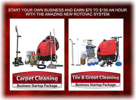 carpet and tile cleaning equipment packages