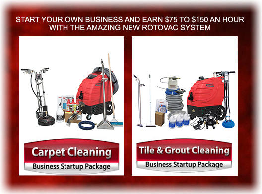 carpet and tile cleaning equipment packages