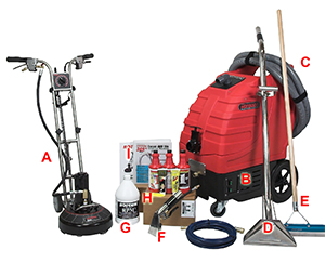 What equipment do I need to start a cleaning business?