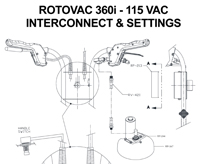 Rotovac 360i DHX Speed Control Switch Knob 