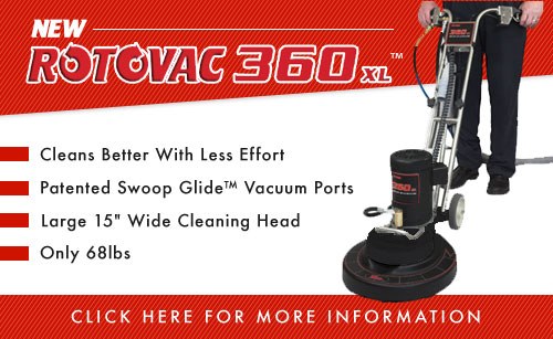 Rotovac 360XL Carpet and Tile cleaning machine